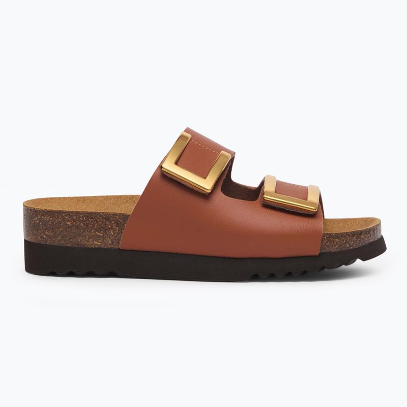 Шльопанці жіночі Scholl Monterey 2 Straps Ad Med camel 2