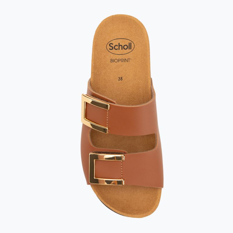 Шльопанці жіночі Scholl Monterey 2 Straps Ad Med camel 5
