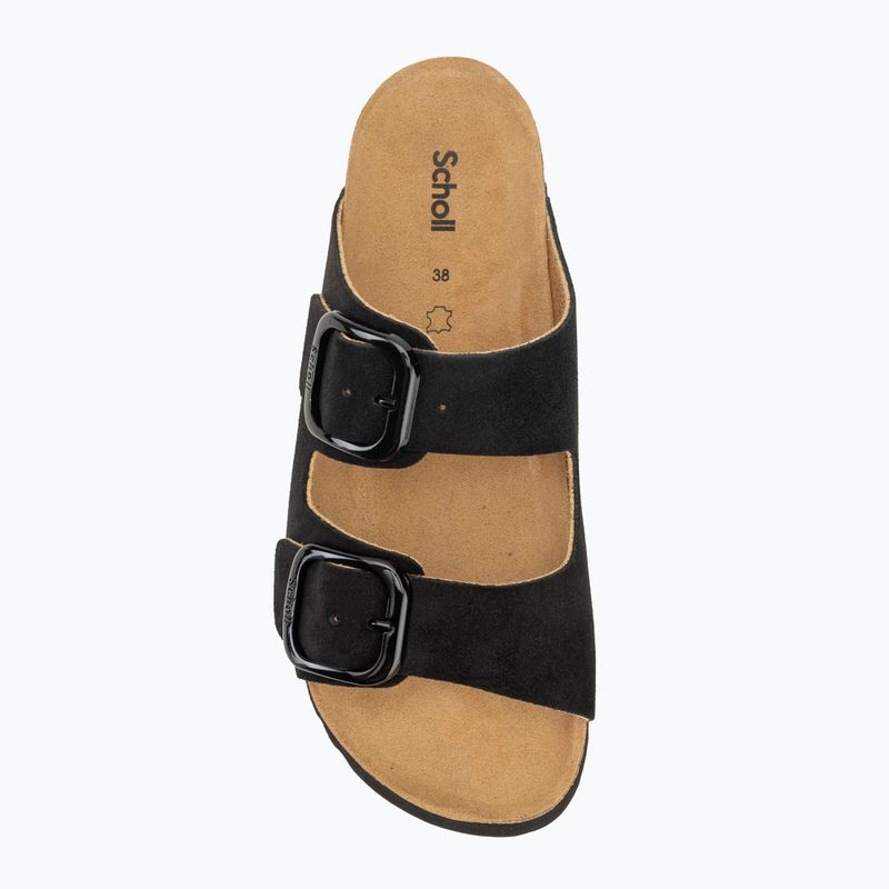 Шльопанці жіночі Scholl Lucie Suede black 5