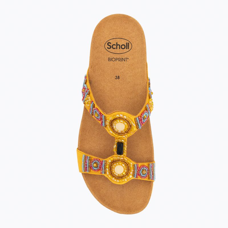 Шльопанці жіночі Scholl New Bogota Wedge Med tangerine 5