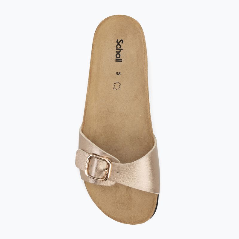 Шльопанці жіночі Scholl Estelle Laminated taupe 5