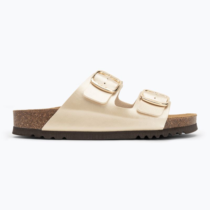 Шльопанці жіночі Scholl Josephine Metal light gold 2