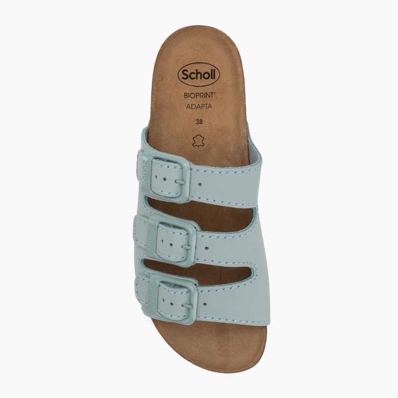 Шльопанці жіночі Scholl Rio Wedge Ad Med pale blue 5