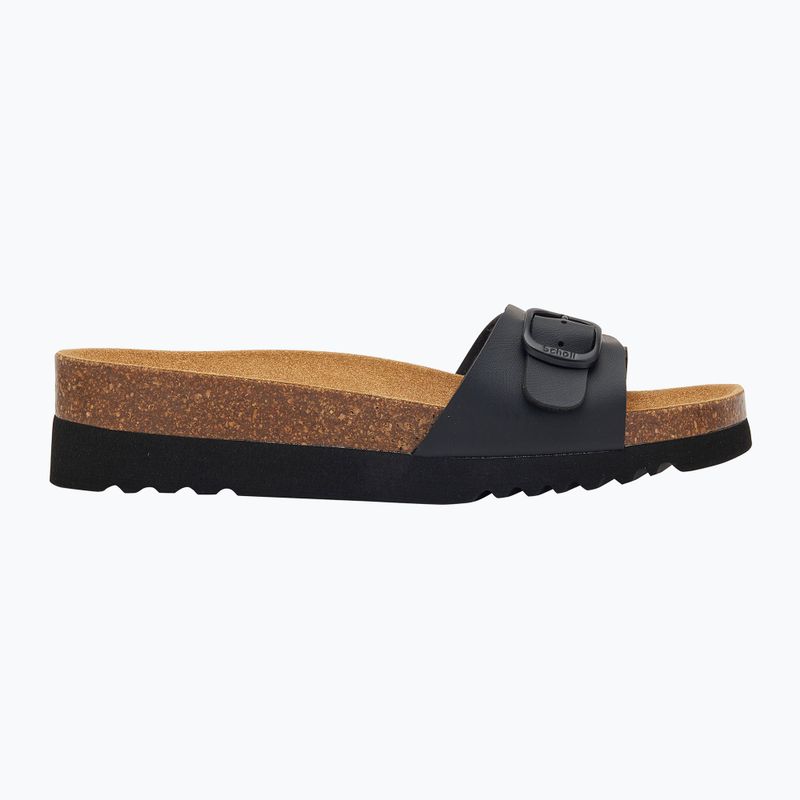 Шльопанці жіночі Scholl Ginni Wide Med black
