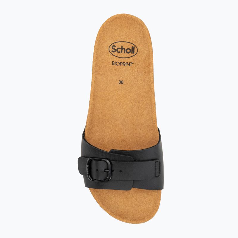 Шльопанці жіночі Scholl Ginni Wide Med black 5