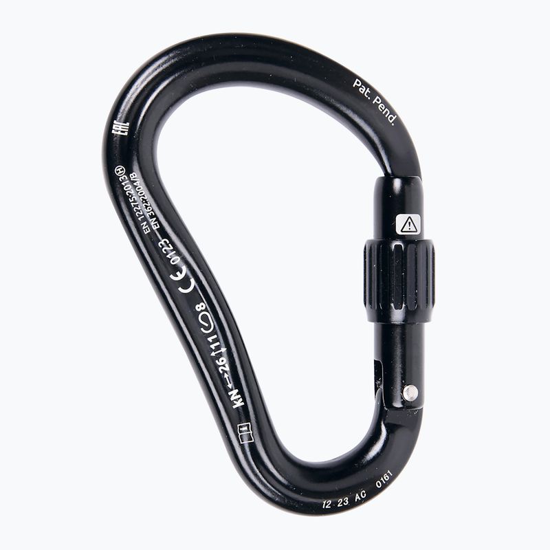 Скелелазний карабін CAMP Atom Lock black 2