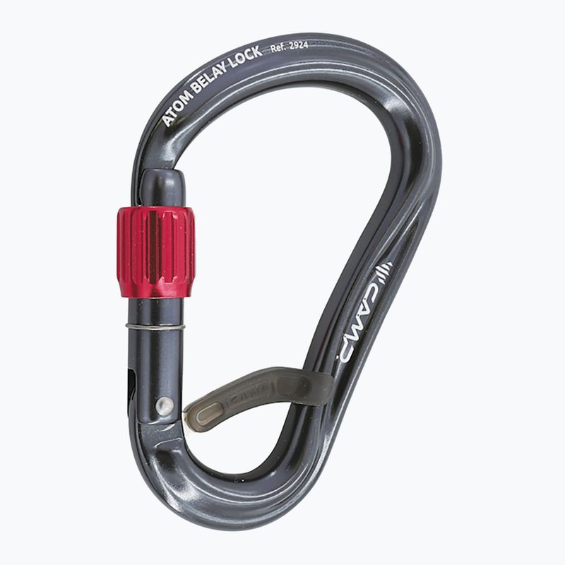 Карабін CAMP Atom Belay Lock gun metal
