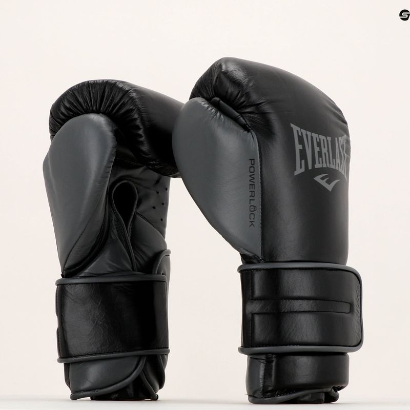 Рукавиці боксерські Everlast Power Lock 2 Premium чорні EV2272 8