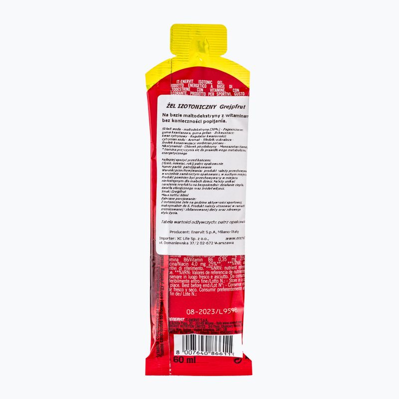 Гель ізотонічний Enervit Isotonic 60 ml грейпфрут 2