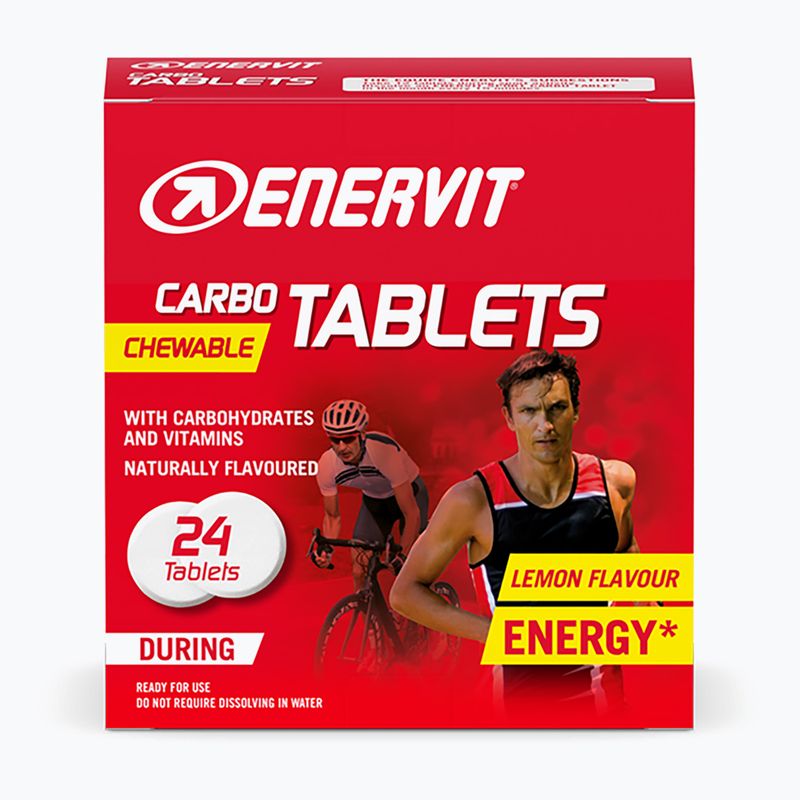 Таблетки вуглеводні для розсмоктування Enervit Carbo 24 табл