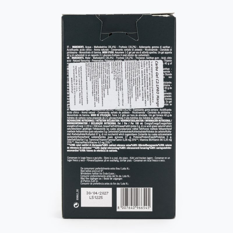 Набір енергетичних гелів Enervit Carbo Gel C2:1Pro 7 pcs x 60 ml mango 2