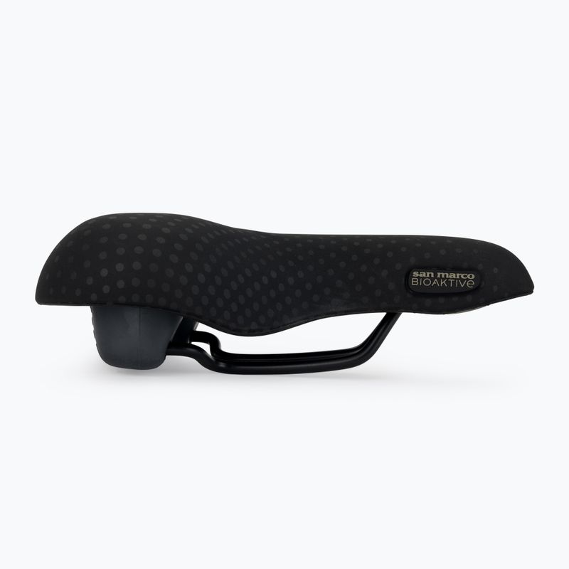 Велосипедне сідло SAN MARCO Trekking Gel Large 30-60° чорне 2