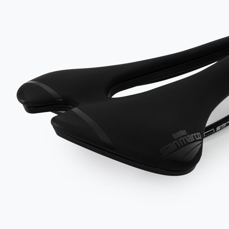 Сідло велосипедне чоловіче SAN MARCO Aspide Short Sport Wide Open black 5