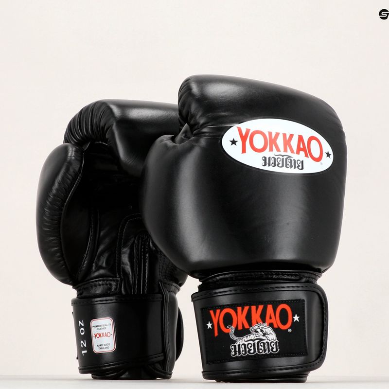 Рукавиці боксерські YOKKAO Matrix чорні BYGL-X-1 7