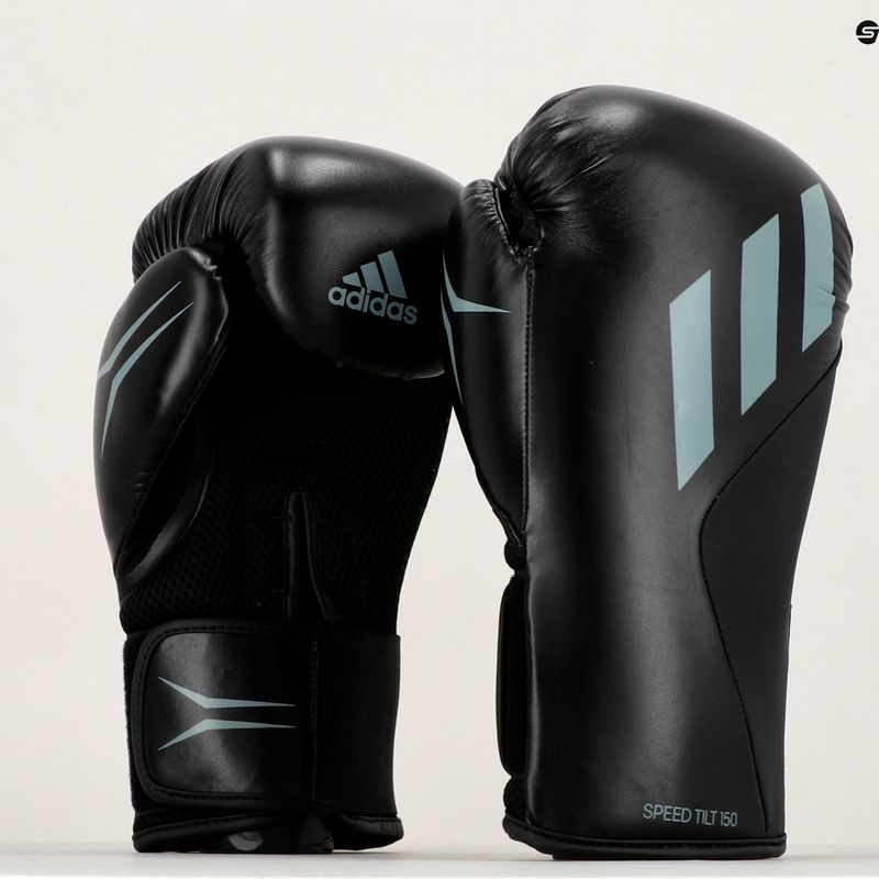 Рукавиці воксерські adidas Speed Tilt 150 чорні SPD150TG 7