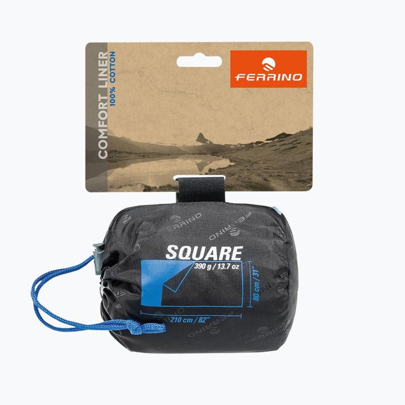 Вкладка до спального мішка Ferrino Comfort Liner Square blue 2