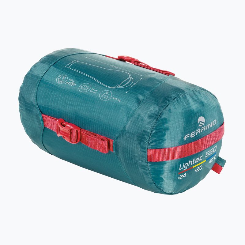 Спальний мішок Ferrino Lightech 550 new green 8