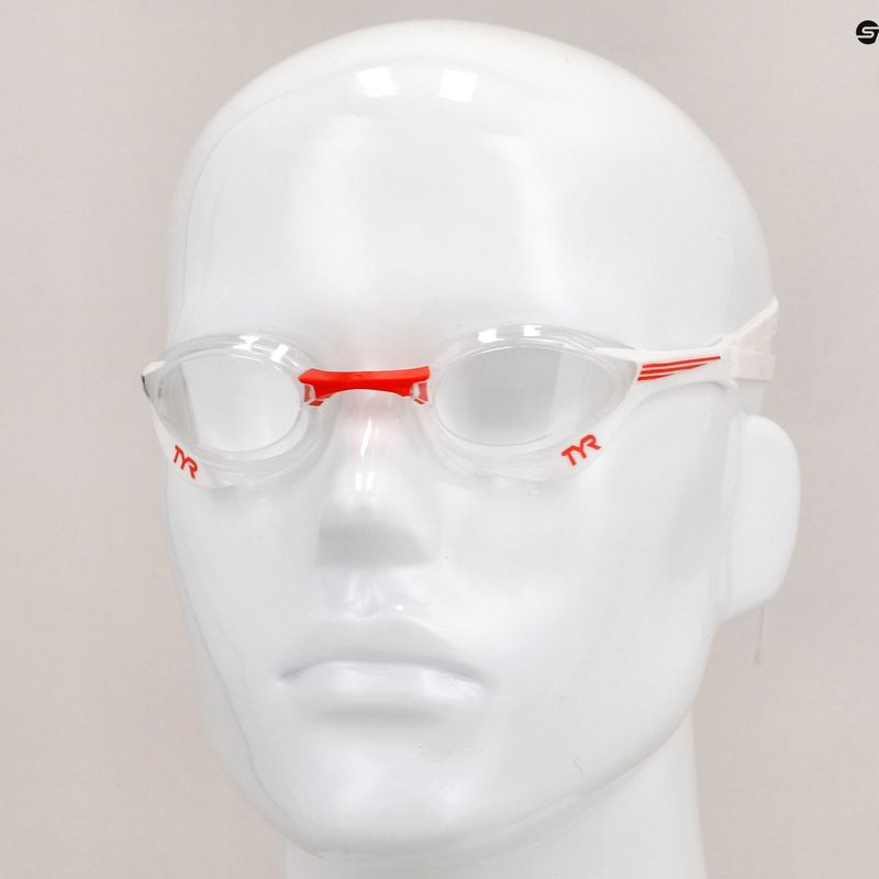 Окуляри для плавання TYR Tracer-X Elite Racing clear/red/navy LGTRXEL_642 10