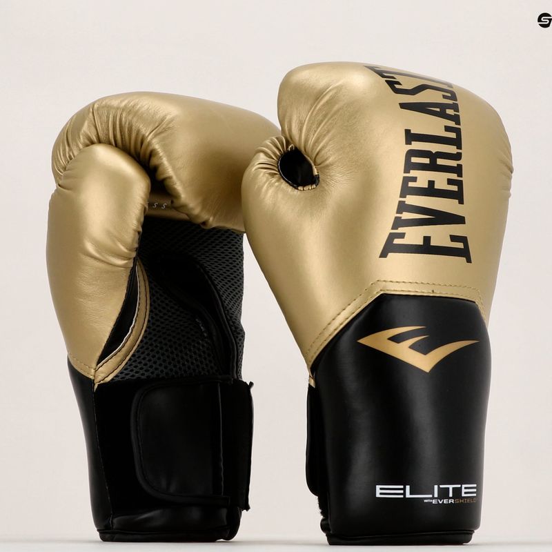 Рукавиці воксерські EVERLAST Pro Style Elite 2 золоті EV2500 8