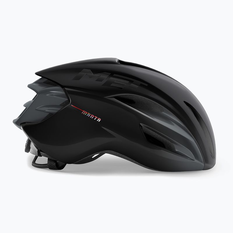 Шолом велосипедний MET Manta MIPS black matt glossy 2