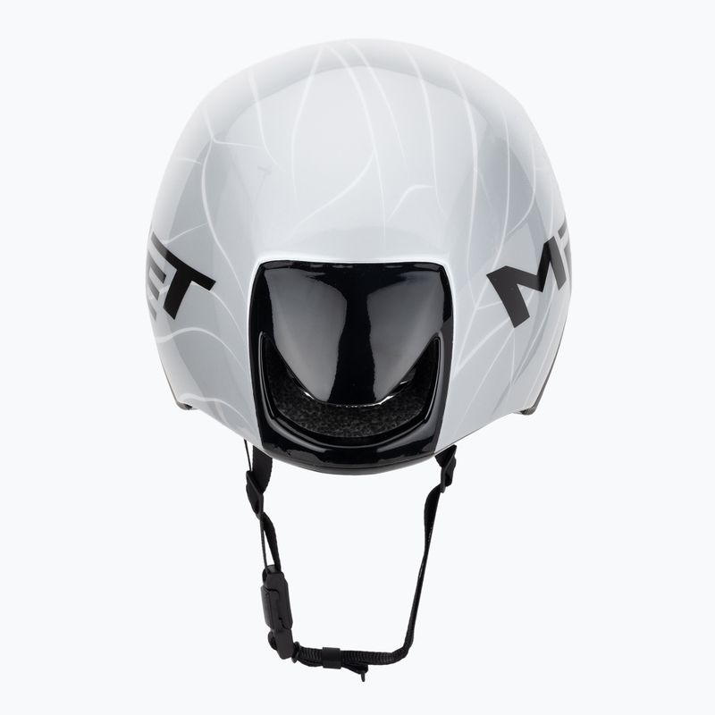 Шолом велосипедний MET Codatronica white/silver matt glossy 4