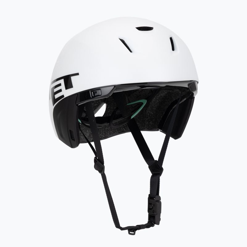 Шолом велосипедний MET Codatronica white/silver matt glossy 8