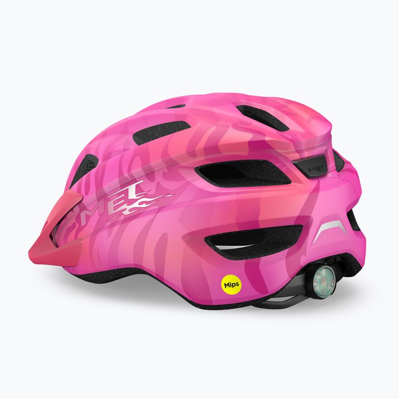 Шолом велосипедний дитячий MET Crackerjack Mips pink matt 2