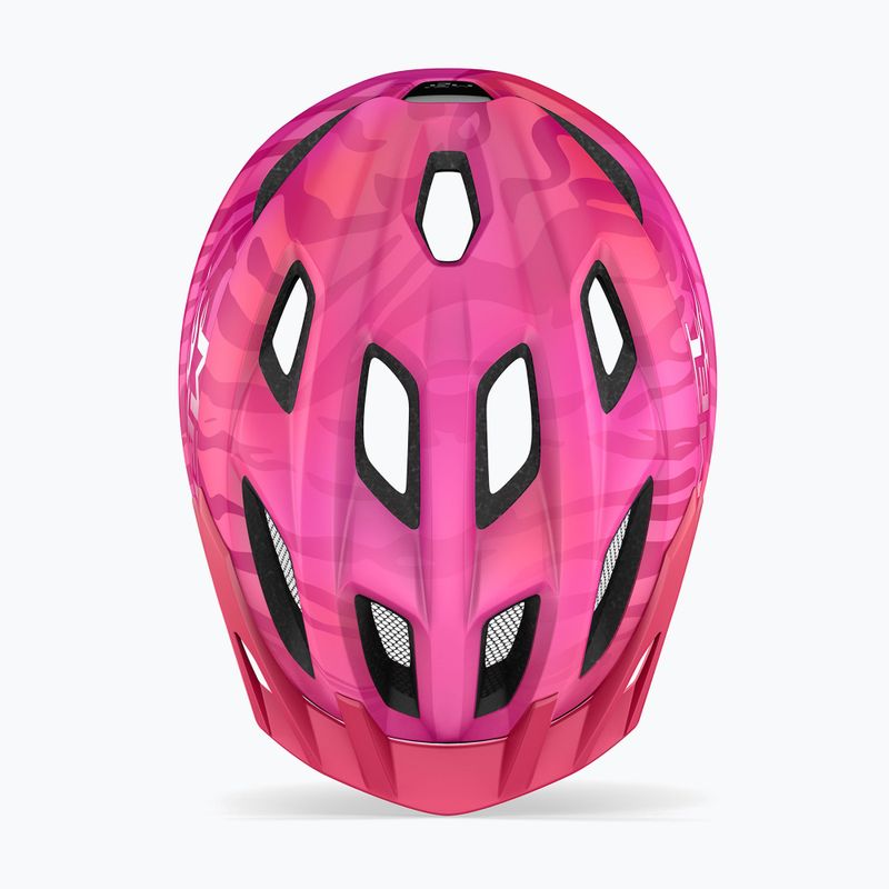 Шолом велосипедний дитячий MET Crackerjack Mips pink matt 4