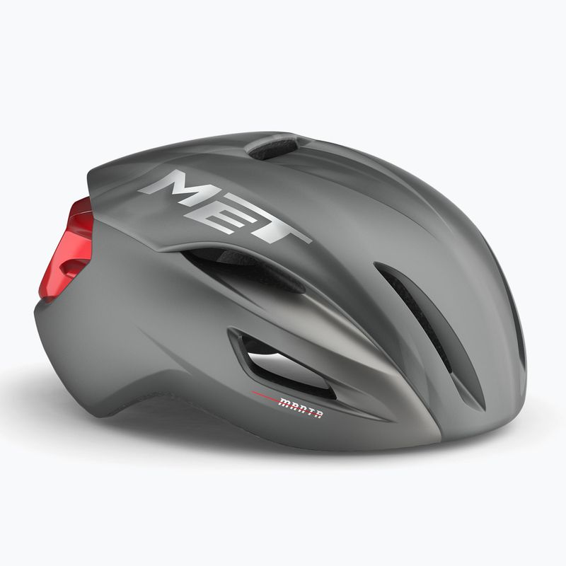 Шолом велосипедний MET Manta MIPS dark slate/red matt