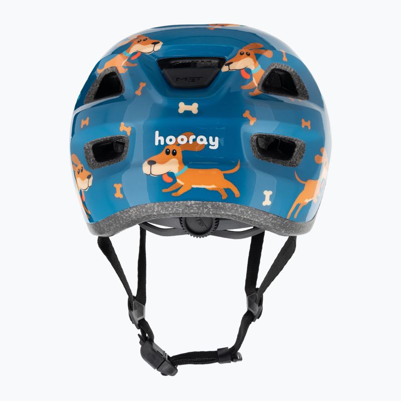 MET дитячий велошолом Hooray синій текел глянцевий 3