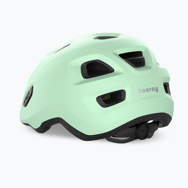 Шолом велосипедний дитячий MET Hooray dusted green matt 4