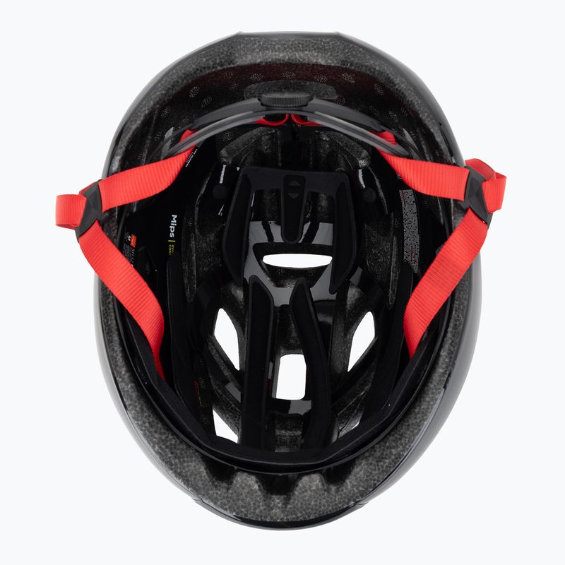 Шолом велосипедний MET Rivale II Mips black/red glossy 5