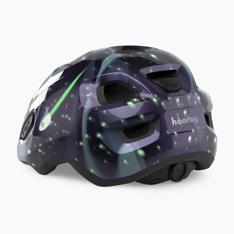 Шолом велосипедний дитячий MET Hooray space glow in the dark 3