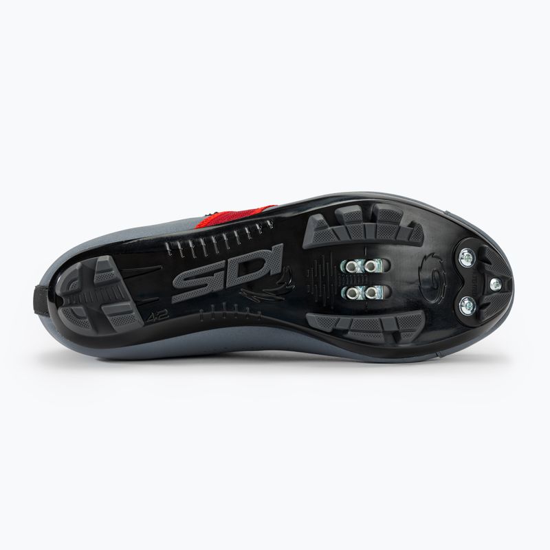 Кросівки велосипедні МТВ чоловічі Sidi MTB Aertis grey/red 4