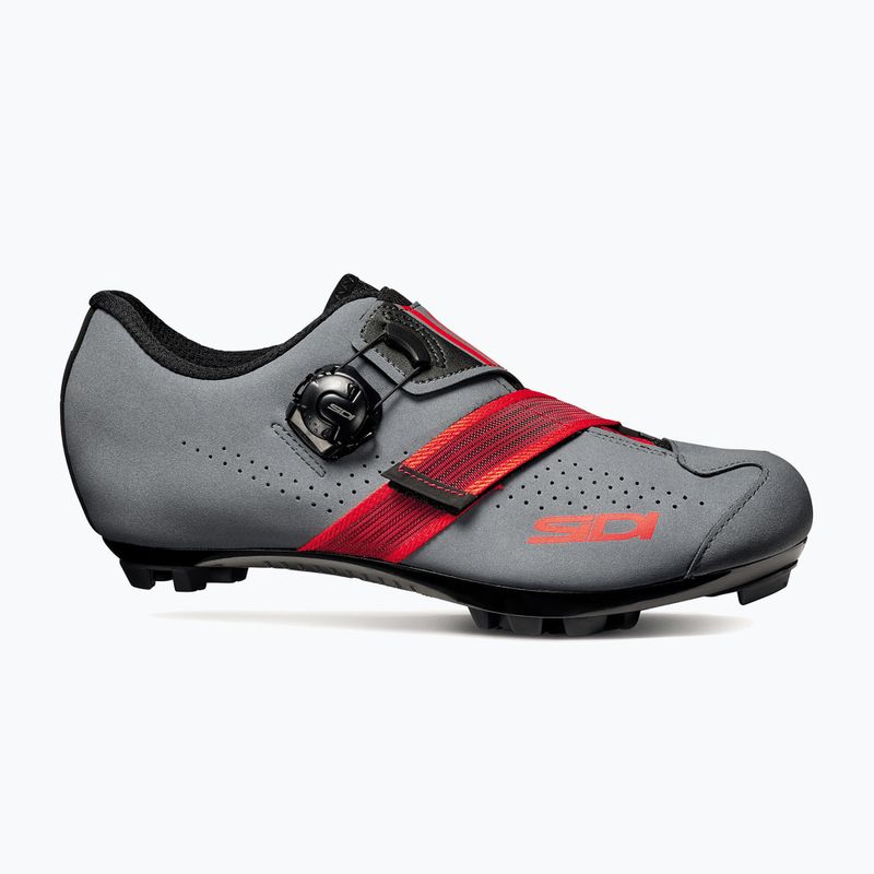 Кросівки велосипедні МТВ чоловічі Sidi MTB Aertis grey/red 8