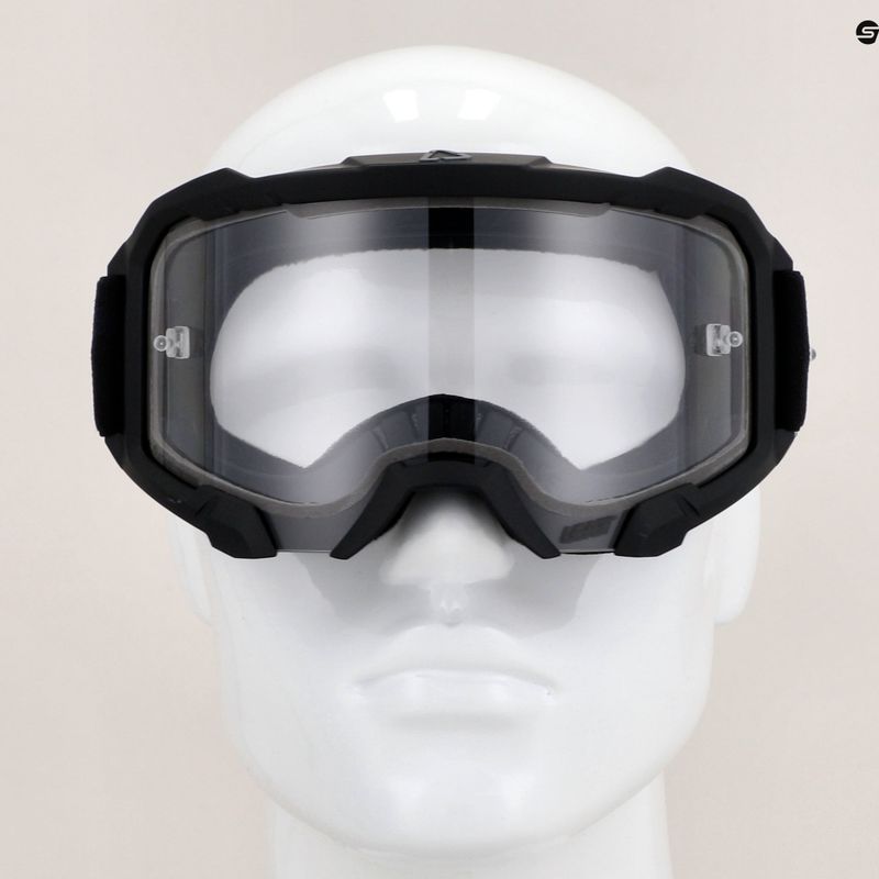 Маска велосипедна Leatt Velocity 4.5 stealth / clear 8023020470 9