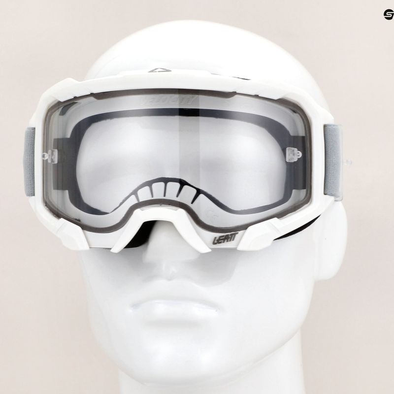 Маска велосипедна Leatt Velocity 4.5 white / clear 8023020480 9