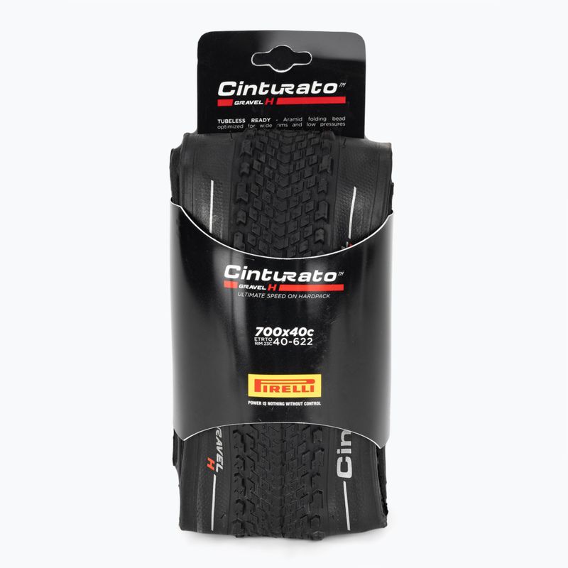 Шина велосипедна Pirelli Cinturato Gravel Hard TLR 700 x 45C black 2