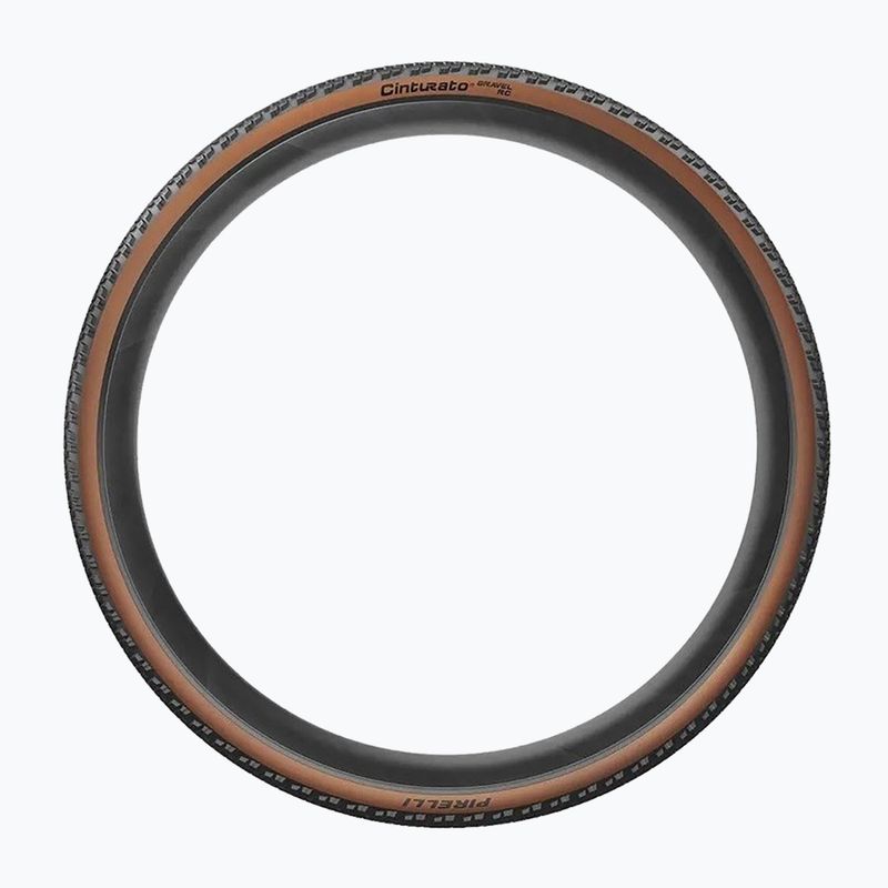 Шина велосипедна Pirelli Cinturato Gravel RC Classic складна коричнево-чорна 4216000 3