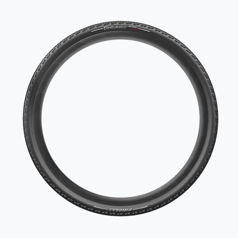 Велосипедна шина Pirelli Cinturato Gravel RC 700 x 45C чорна 4