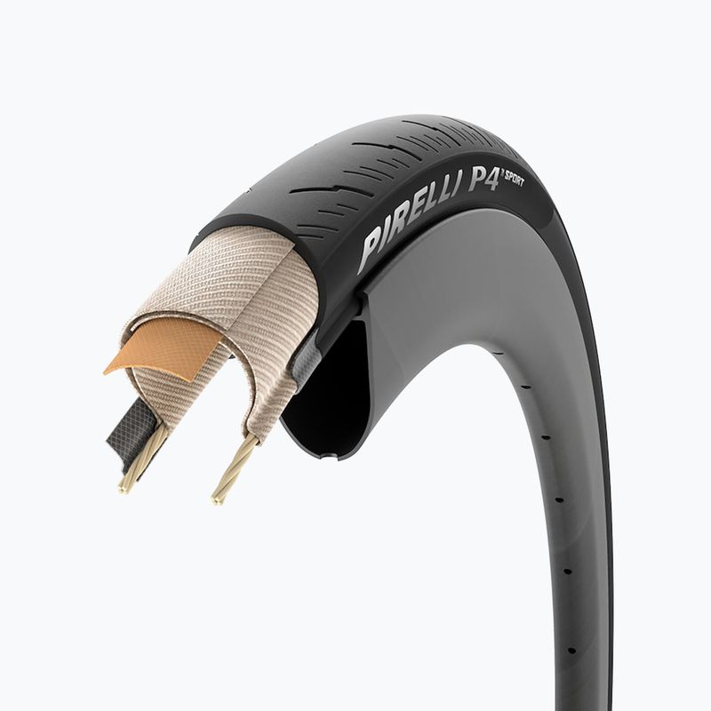 Шина велосипедна Pirelli P4 Sport 700 x 32C black 2
