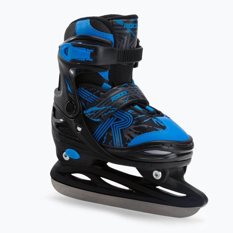 Ковзани прогулянкові дитячі Roces Jokey Ice 3.0 Boy чорно-блакитні 450707