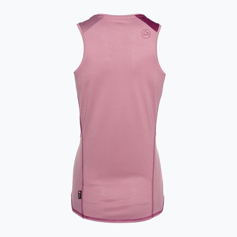 Футболка трекінгова жіноча La Sportiva Embrace Tank рожева Q30405502 2