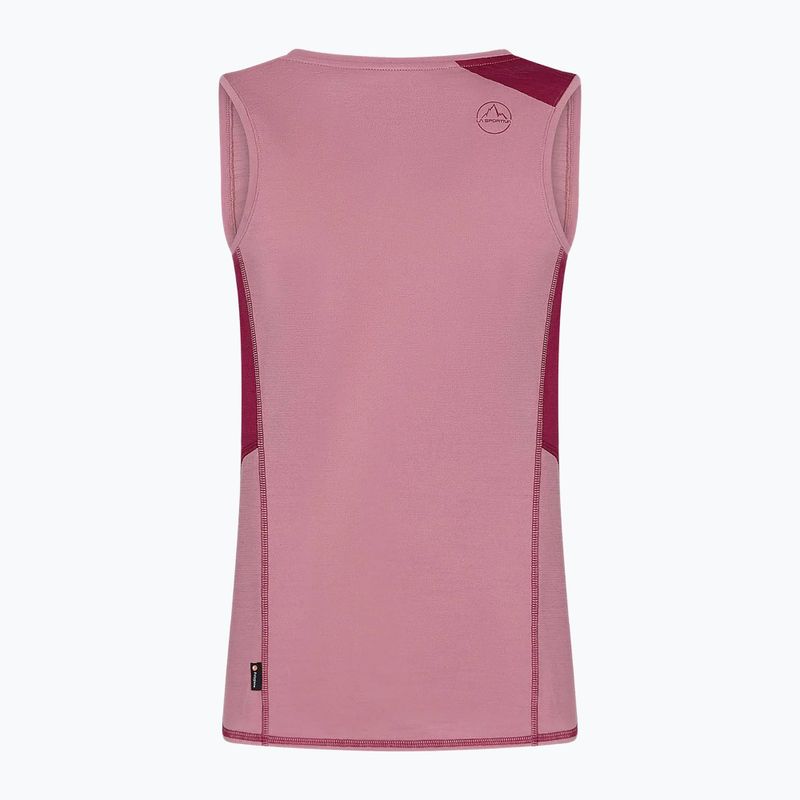 Футболка трекінгова жіноча La Sportiva Embrace Tank рожева Q30405502 7