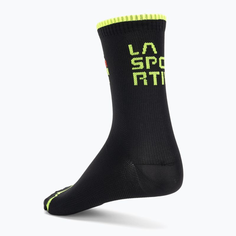 Шкарпетки для бігу LaSportiva For Your Mountain жовто-чорні 69R999720 2