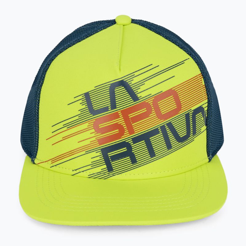 Бейсболка LaSportiva Trucker Hat Stripe Evo зелено-синя Y41729639 4
