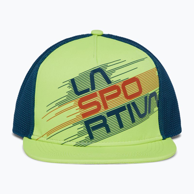 Бейсболка LaSportiva Trucker Hat Stripe Evo зелено-синя Y41729639 5
