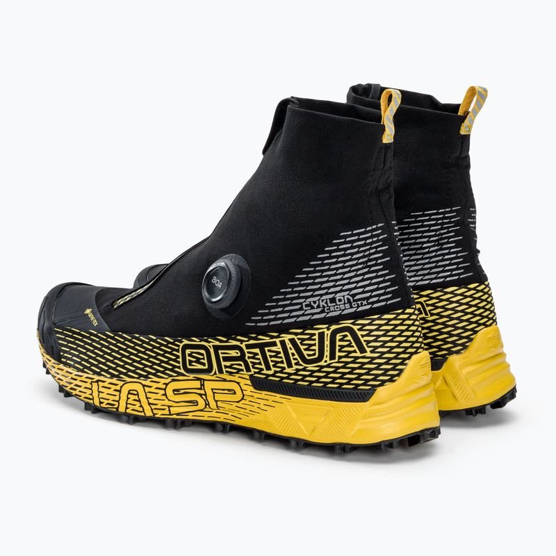 Кросівки для бігу чоловічі La Sportiva Cyklon Cross GTX чорно-жовті 56C999100 3