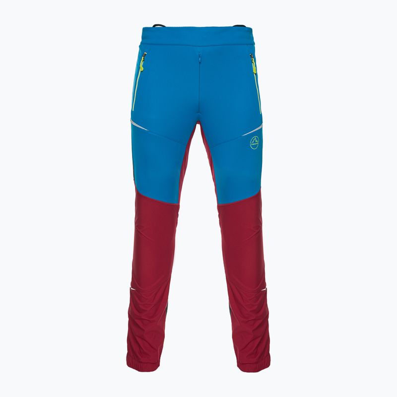 Штани трекінгові чоловічі La Sportiva Ikarus sangria/electric blue 5