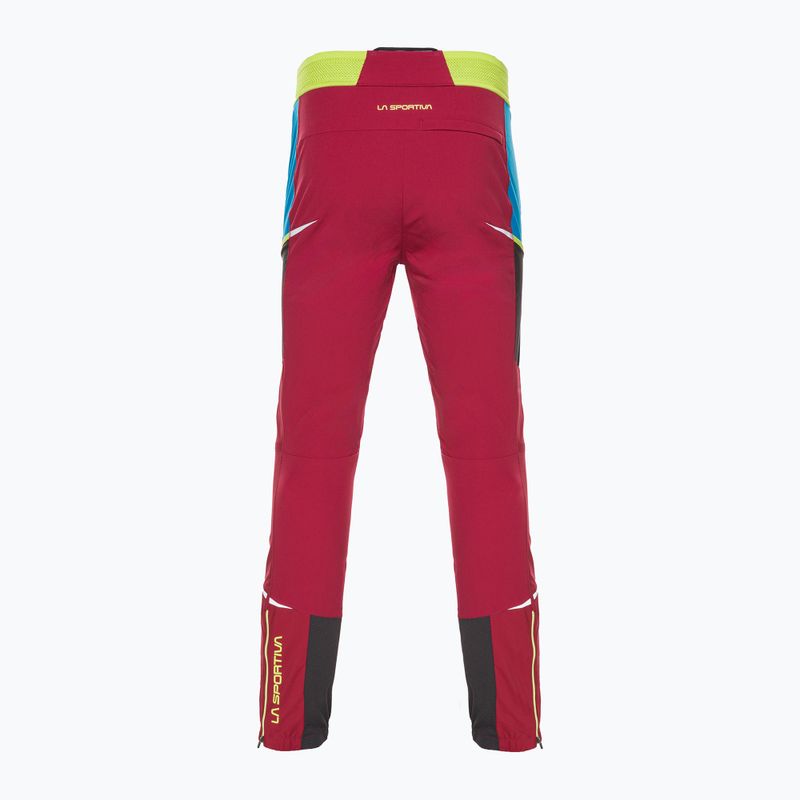 Штани трекінгові чоловічі La Sportiva Ikarus sangria/electric blue 6